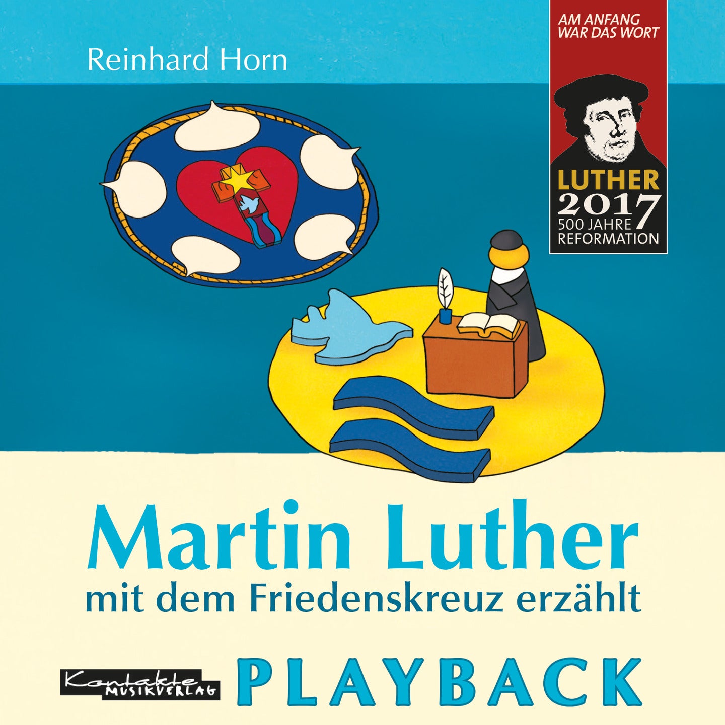 Martin Luther mit dem Friedenskreuz erzählt (Playback)