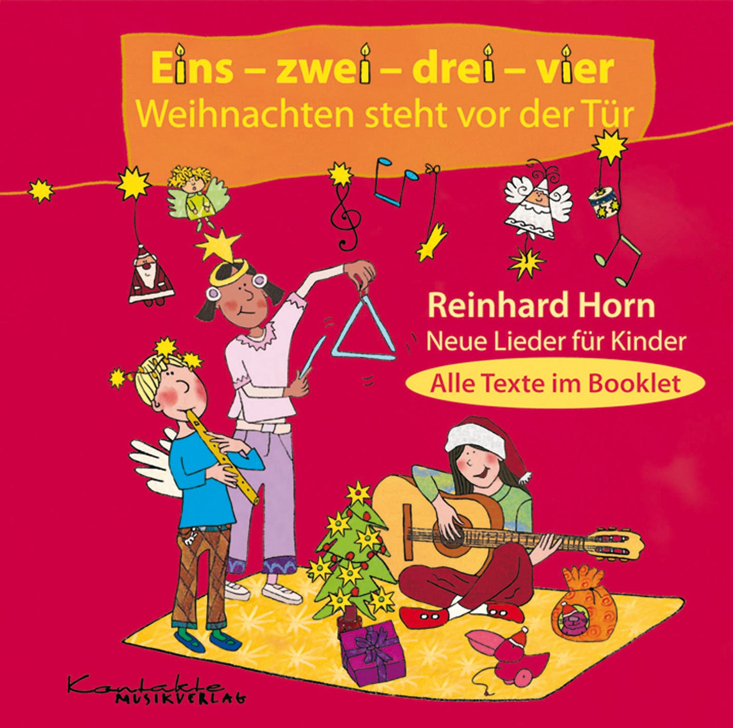 Eins – zwei – drei – vier – Weihnachten steht vor der Tür (gesungen)