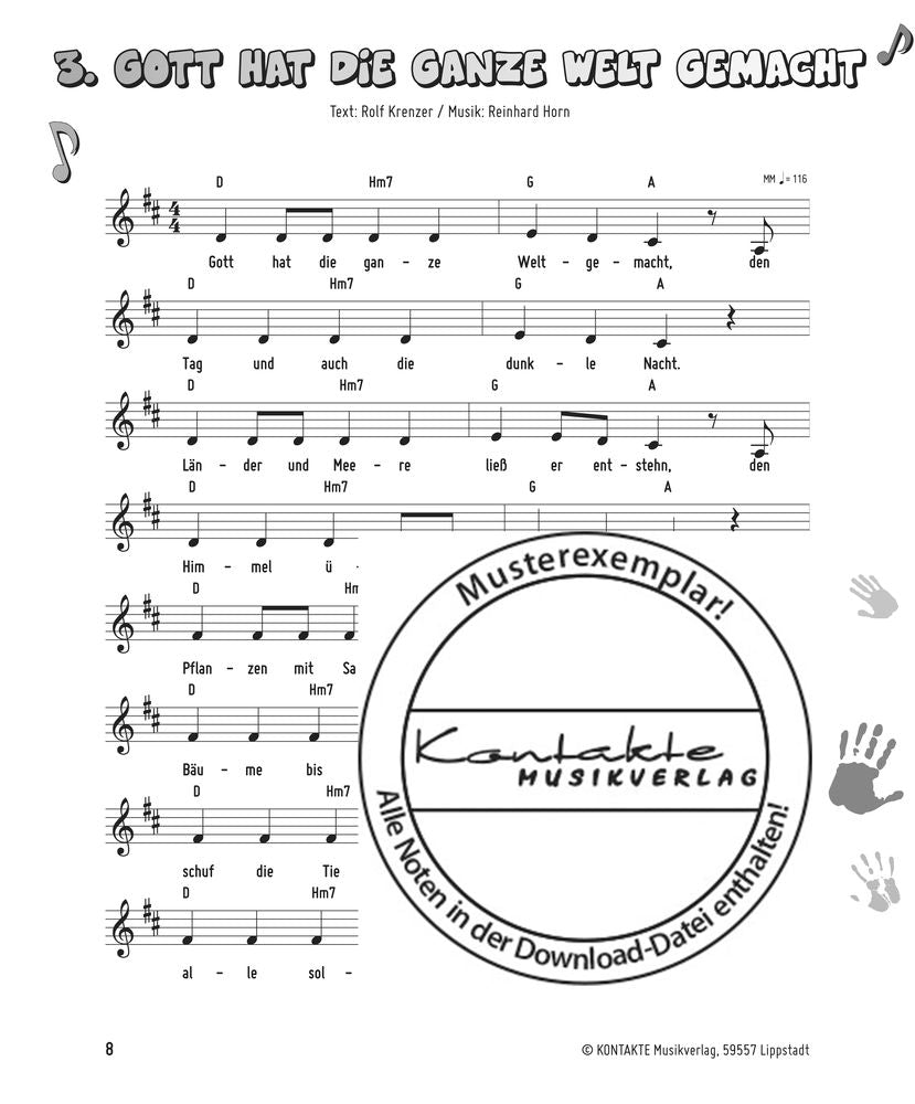 Einfach nur so bist du von Gott geliebt (Noten)
