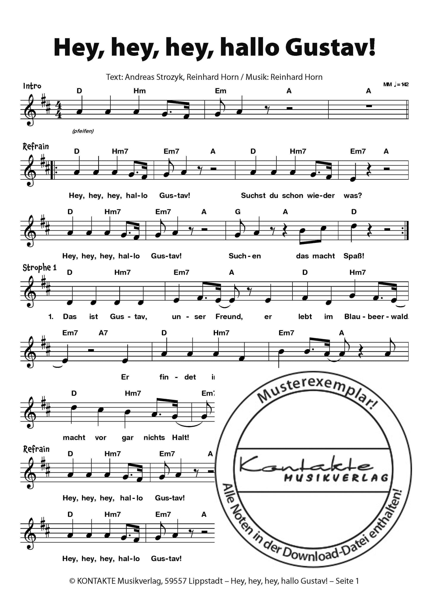 Lachen, Singen, Tanzen (Noten)