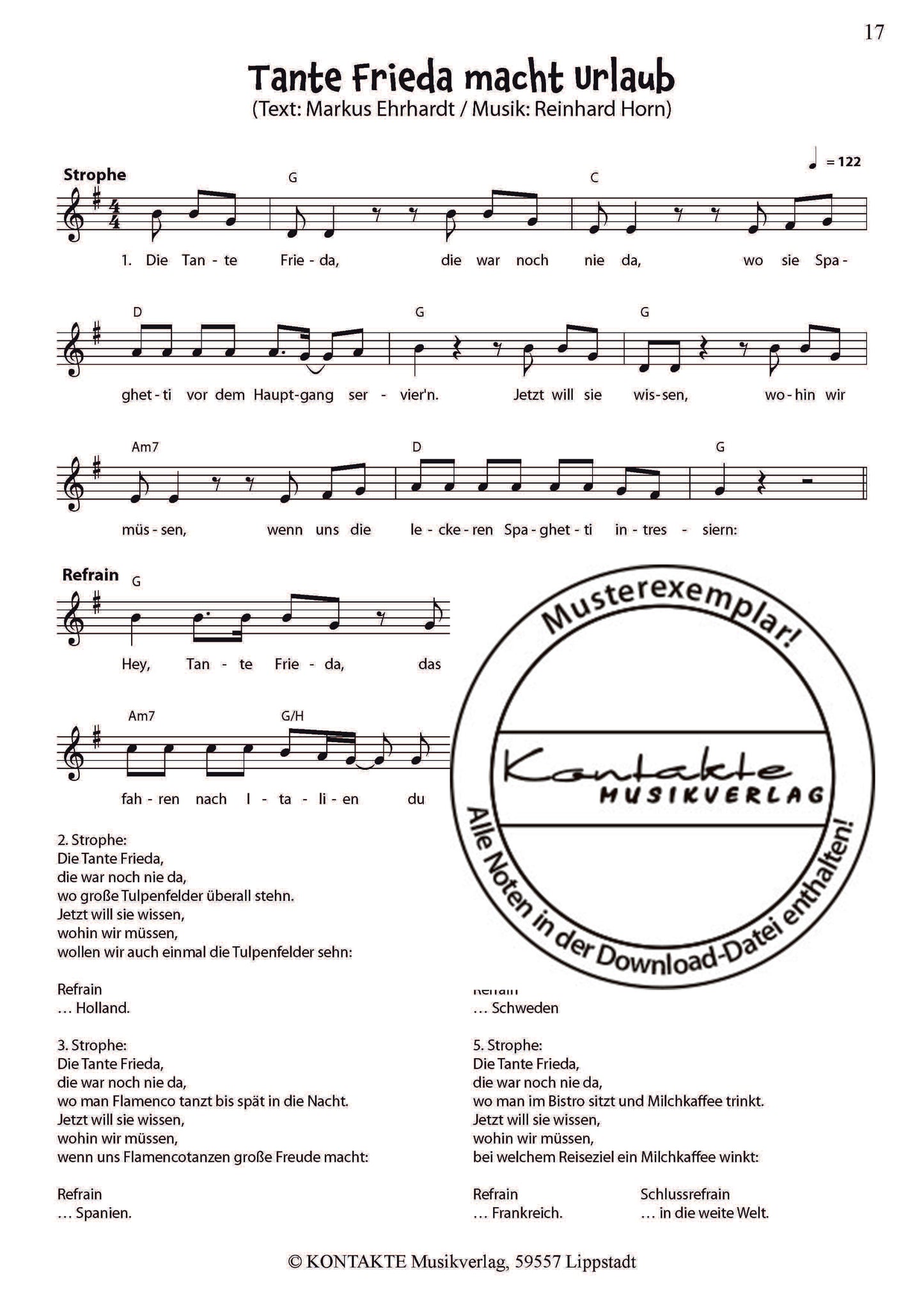 Sommer – Meine Jahreszeiten-Hits (Noten)