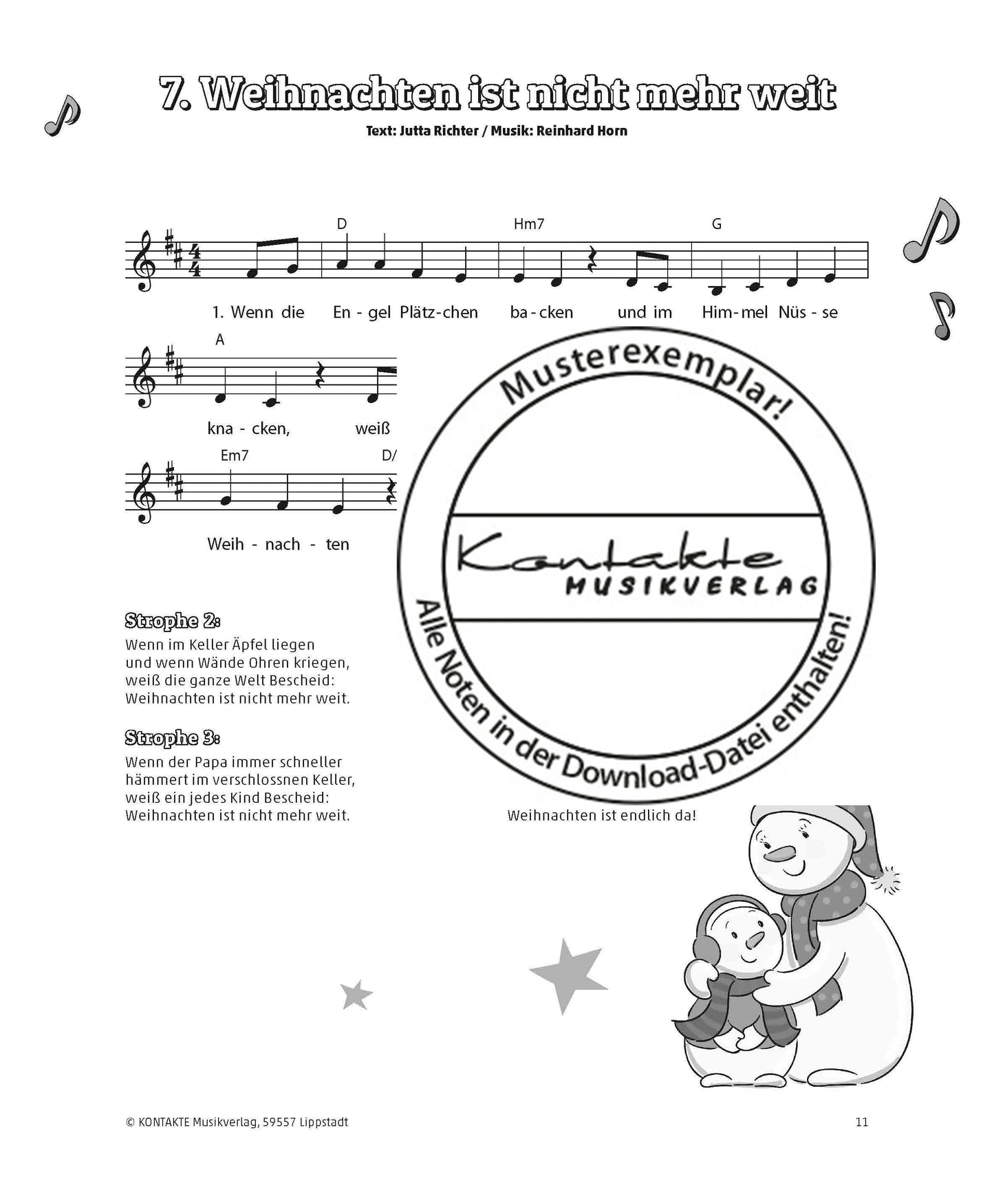 Weihnachten unterm Sternenzelt (Noten)